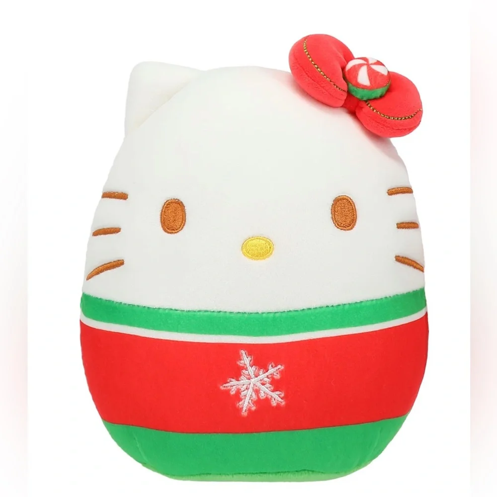 NEW!! Original Squishmallows Hello Kitty Christmas Plush- (NWT)
